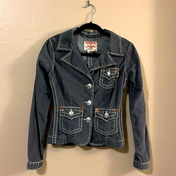 True Religion Corduroy Blazer Jacket XS - Picture 1 of 16